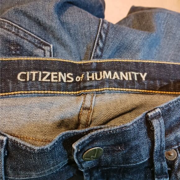 Citizens Of Humanity Elson Medium Rise Dark Wash Jeans Sz 27 - Picture 7 of 11